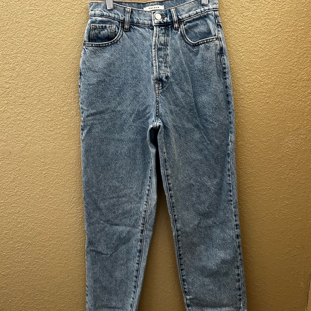 PacSun Women's Straight Leg Blue Jeans